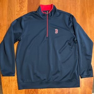 Boston Red Sox XXL 3/4 Zip Pullover